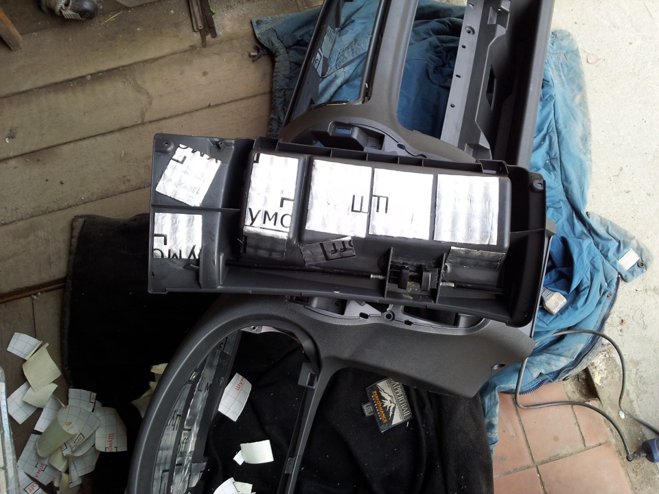 Шви моторный отсек и панель приборов ч.1.1 — Lada Калина универсал, 1,6 ...