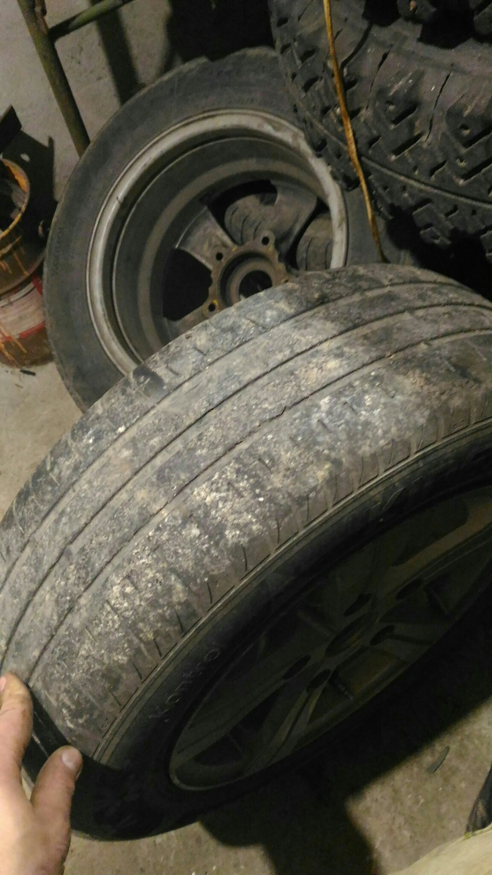 Аля докатать, или пробная нарезка резины — Lada 4x4 3D, 1,6 л, 1990 ...