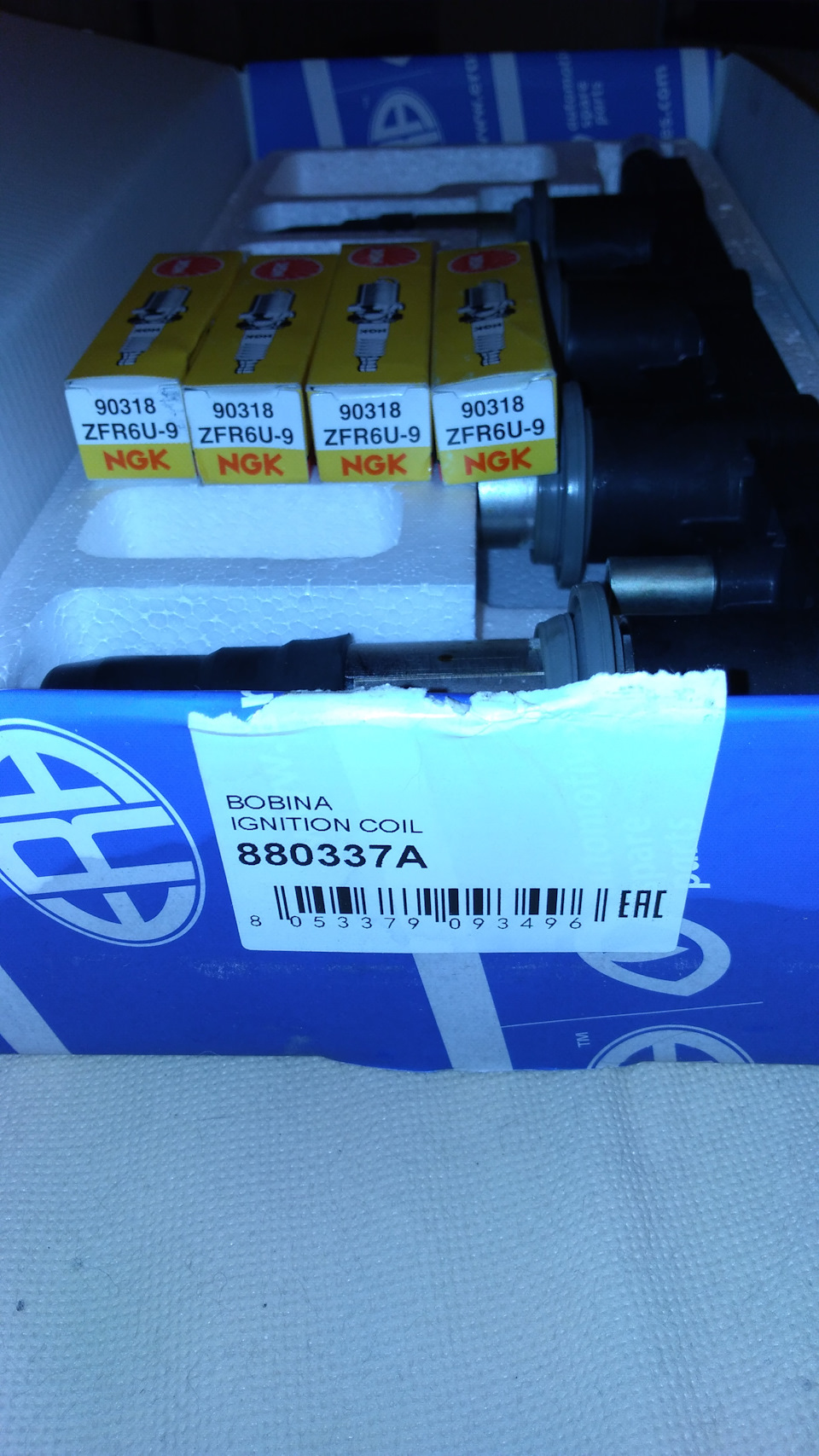 ZFR6U9 Свеча зажигания 90318 NGK | Запчасти на DRIVE2