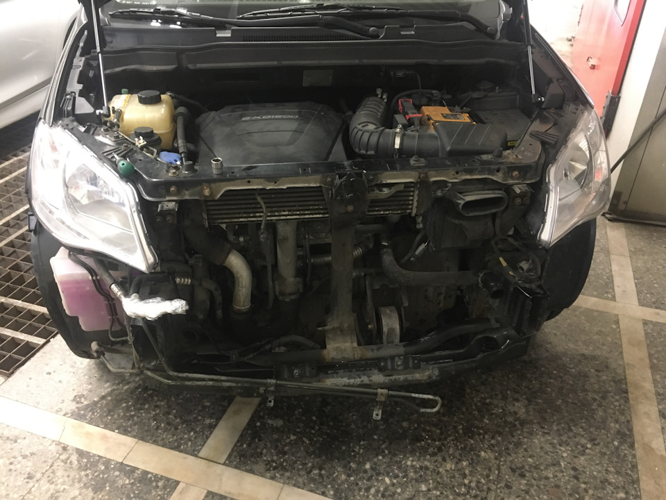 Сборка передней части. — SsangYong Actyon (2G), 2 л, 2011 года | своими ...