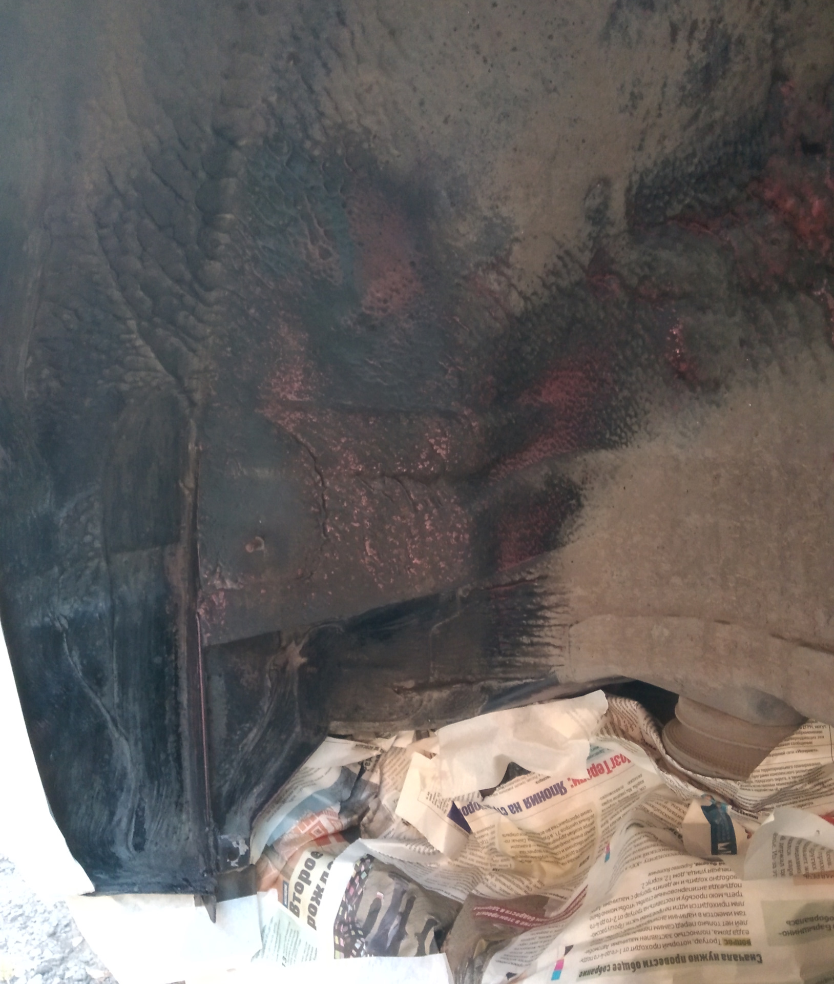 Жидкие подкрылки. Задние арки. — Nissan Qashqai (1G), 1,6 л, 2007 года ...