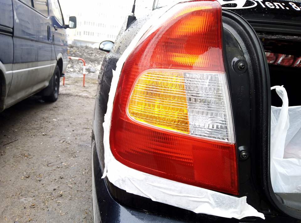 Полировка фар шуруповертом. Первый опыт! — Hyundai Accent (2G), 1,5 л ...