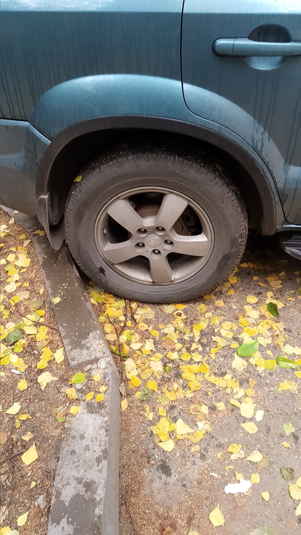 Защита колесных арок — Hyundai Tucson (JM), 2 л, 2006 года | тюнинг ...