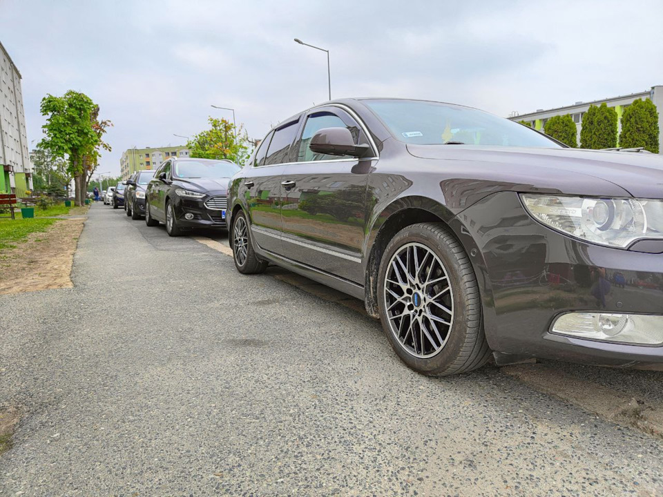 Замена литых дисков — Skoda Superb Mk2, 1,9 л, 2008 года | колёсные ...