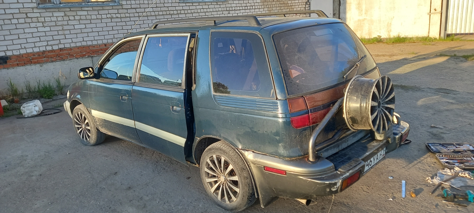 Замена заднего бампера.От Рвр Спорт Гир. — Mitsubishi Space Wagon (3G ...