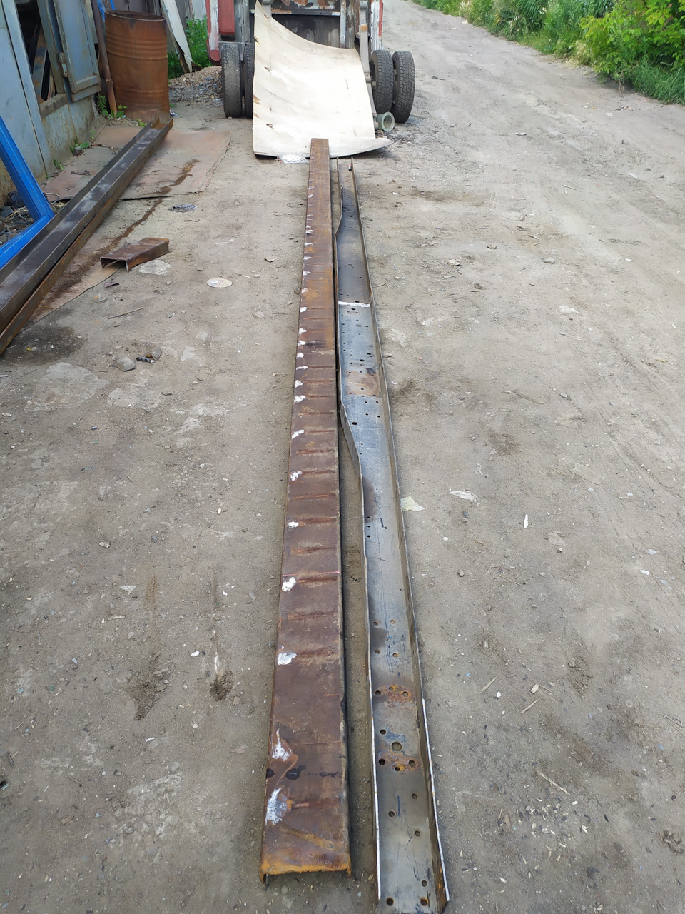 Удлинение и усиление рамы газель, швеллер во всю длину. Часть 1 — ГАЗ ...