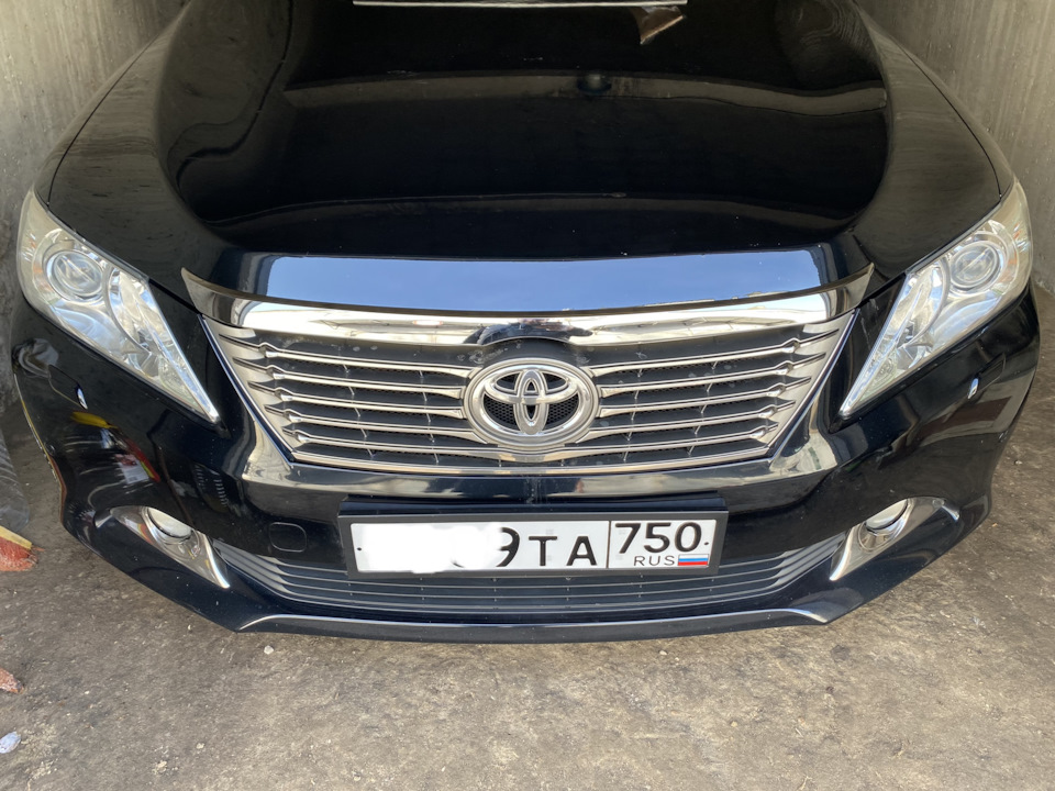 Молдинг капота — Toyota Camry (XV50), 2,5 л, 2013 года | запчасти | DRIVE2