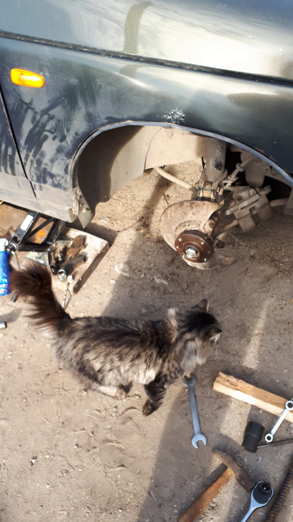 Замена переднего ступичного подшипника — Lada 2110, 1,6 л, 2005 года ...