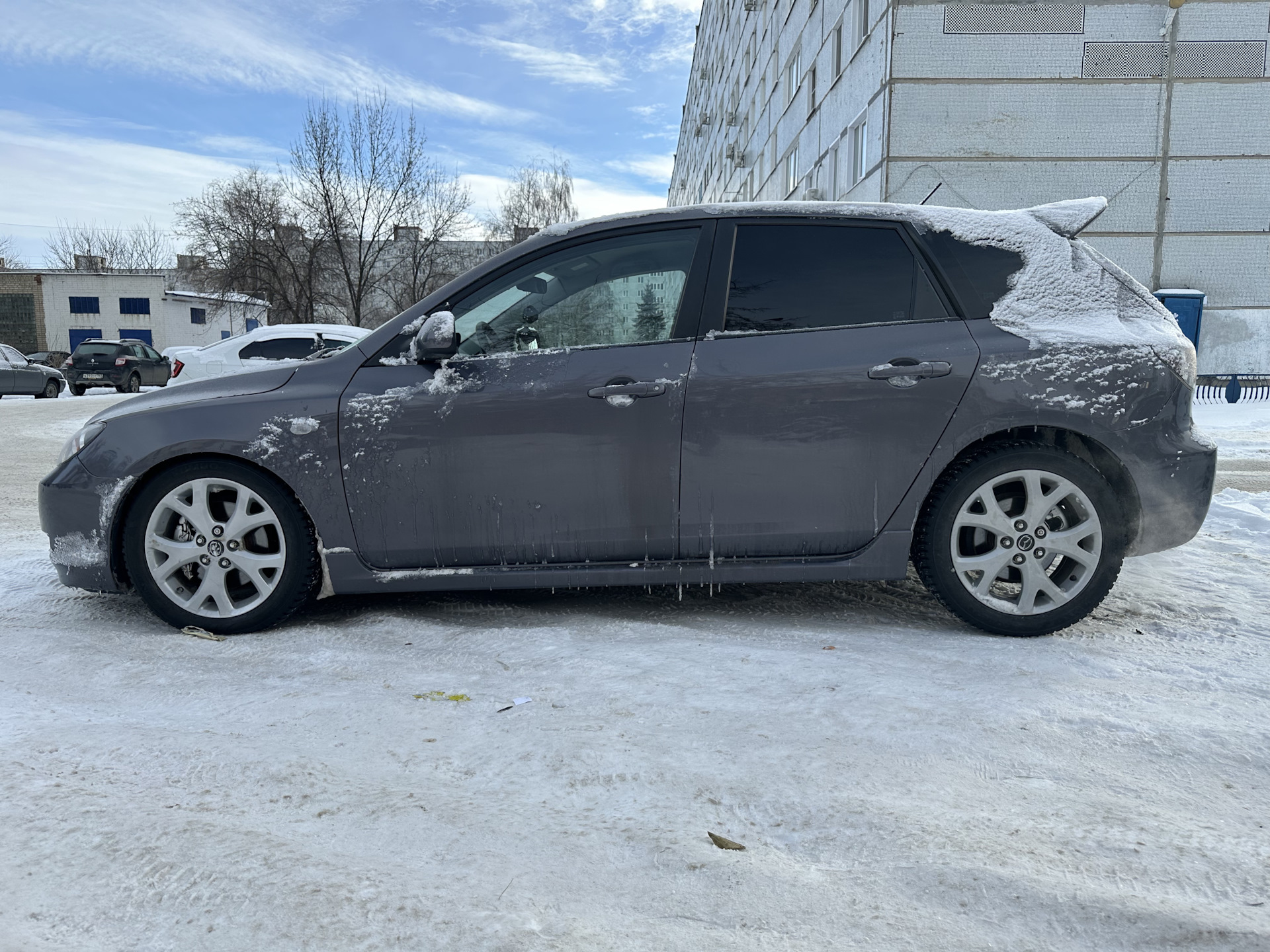 Занижение, или как издурачить машину — Mazda 3 (1G) BK, 2 л, 2007 года |  стайлинг | DRIVE2