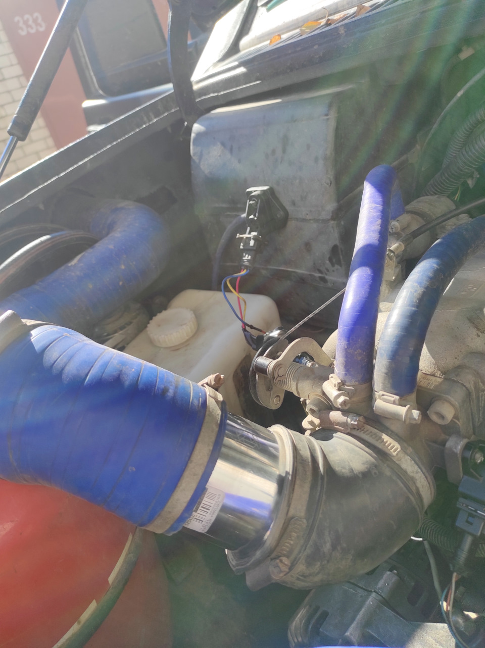 С ДМРВ НА ДАД. — УАЗ Patriot, 2,7 л, 2006 года | тюнинг | DRIVE2