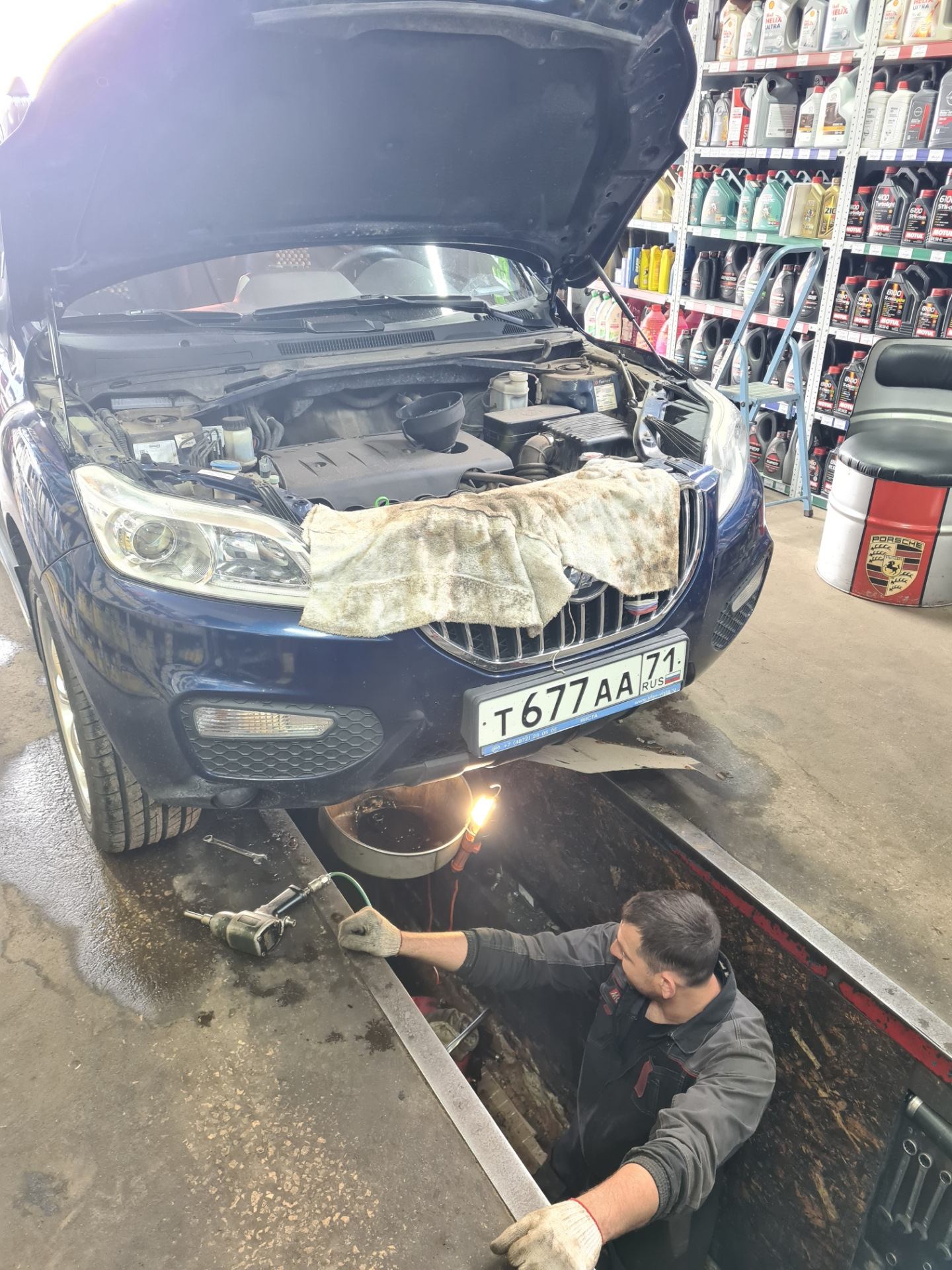 Заменил масло — Lifan X60, 1,8 л, 2016 года | плановое ТО | DRIVE2