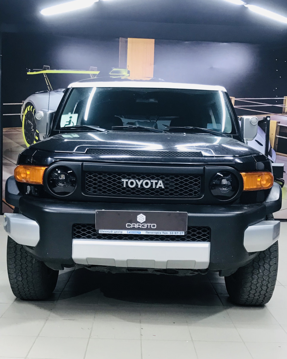 Установка ДХО и лазерных линз в фары — Toyota FJ Cruiser, 4 л, 2006 года |  тюнинг | DRIVE2