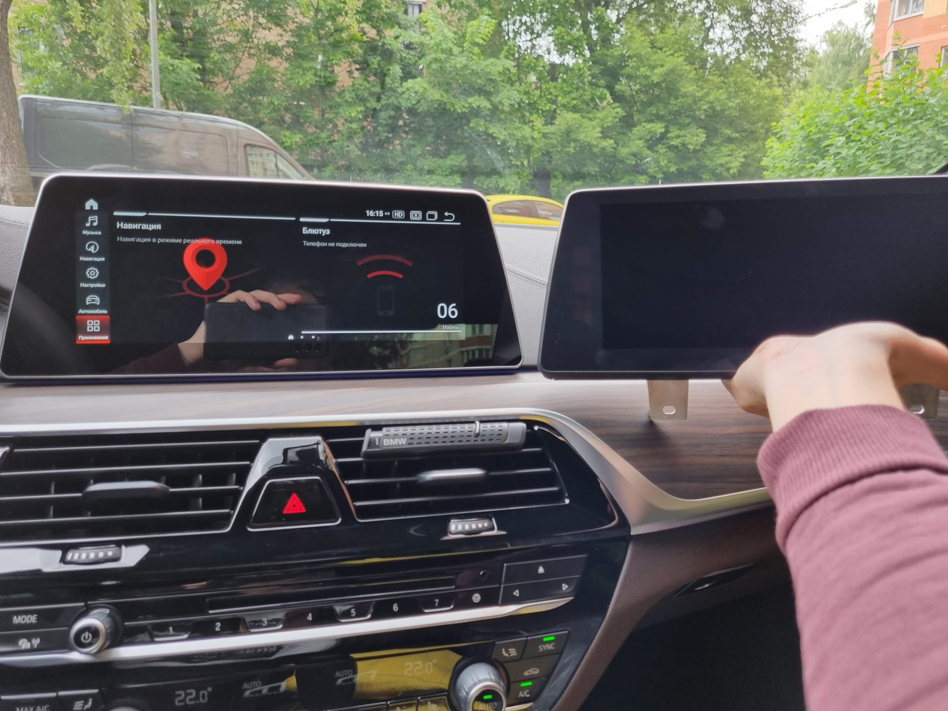 Установка топового Android экрана: Навигация, Youtube, Кино, Стрелка и тд —  BMW 5 series (G30), 3 л, 2018 года | автозвук | DRIVE2