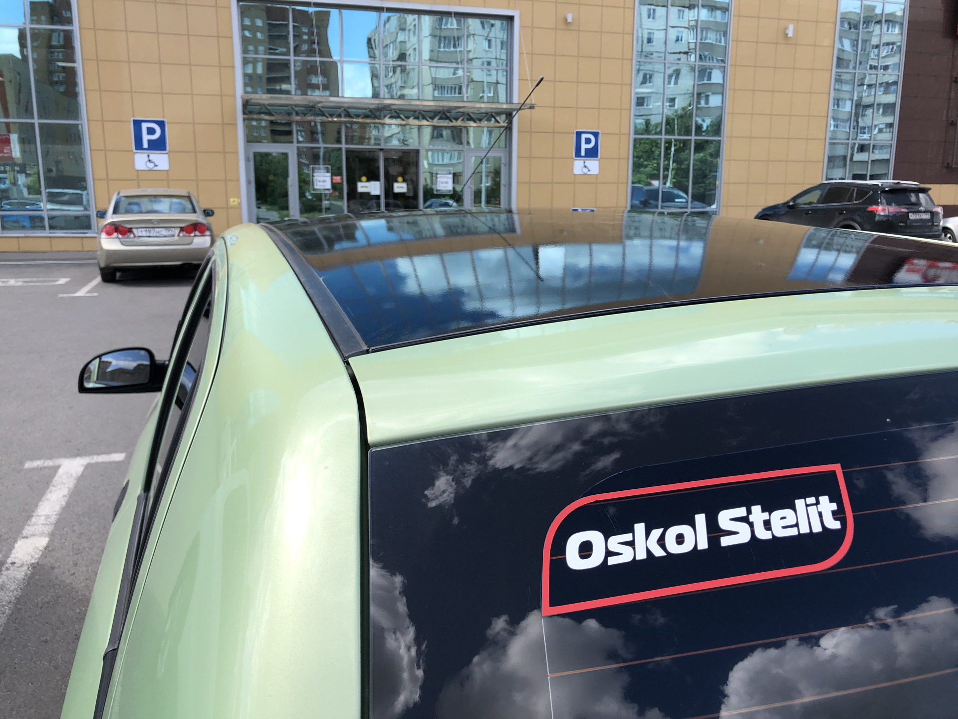 Тонировка, виниловая пленка на крышу и сигнал а-ля-митсуба — Hyundai ...