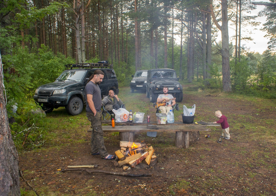 Палаточный лагерь Воттоваара