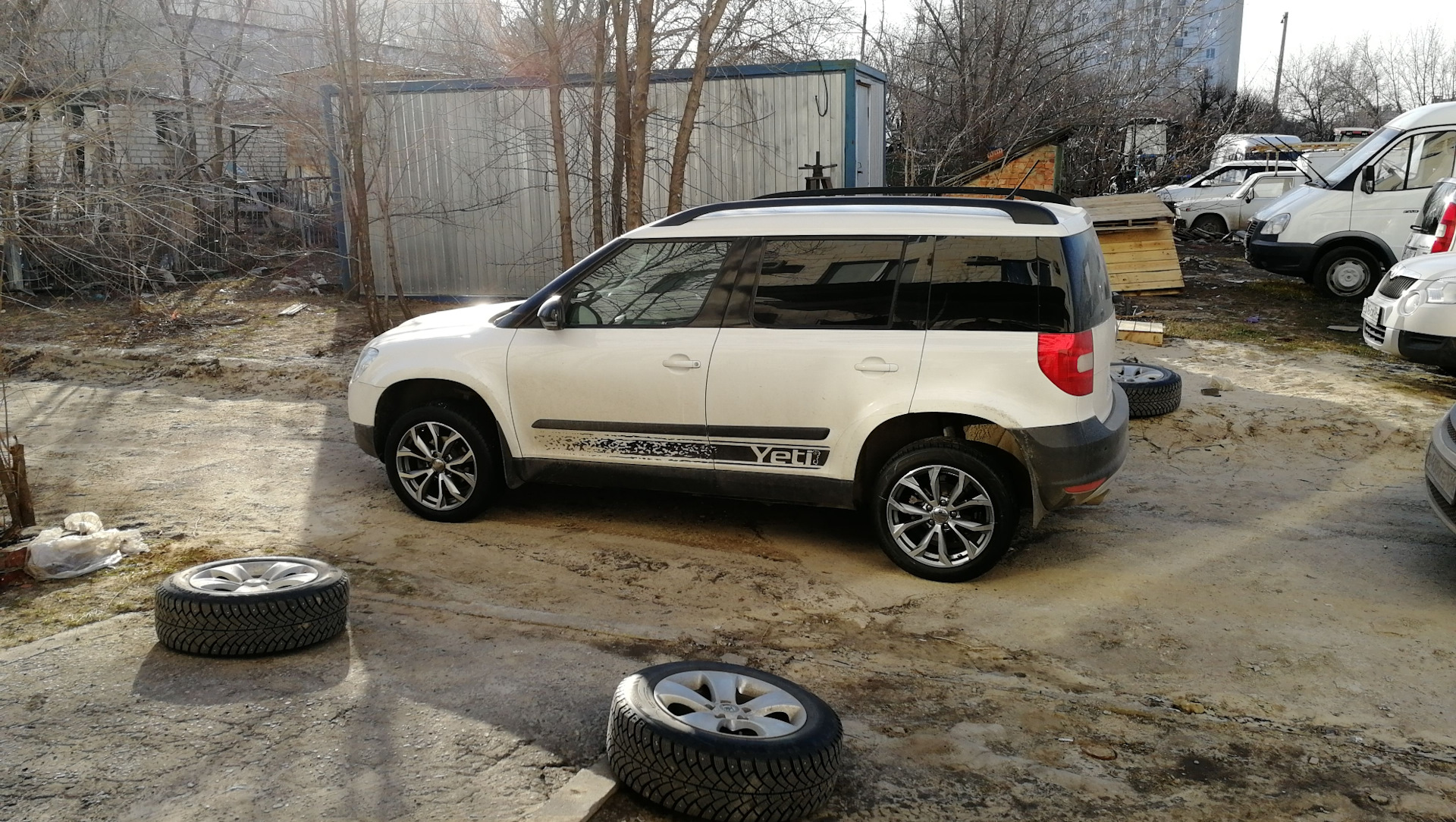 Весне привет — Skoda Yeti, 1,2 л, 2013 года | колёсные диски | DRIVE2