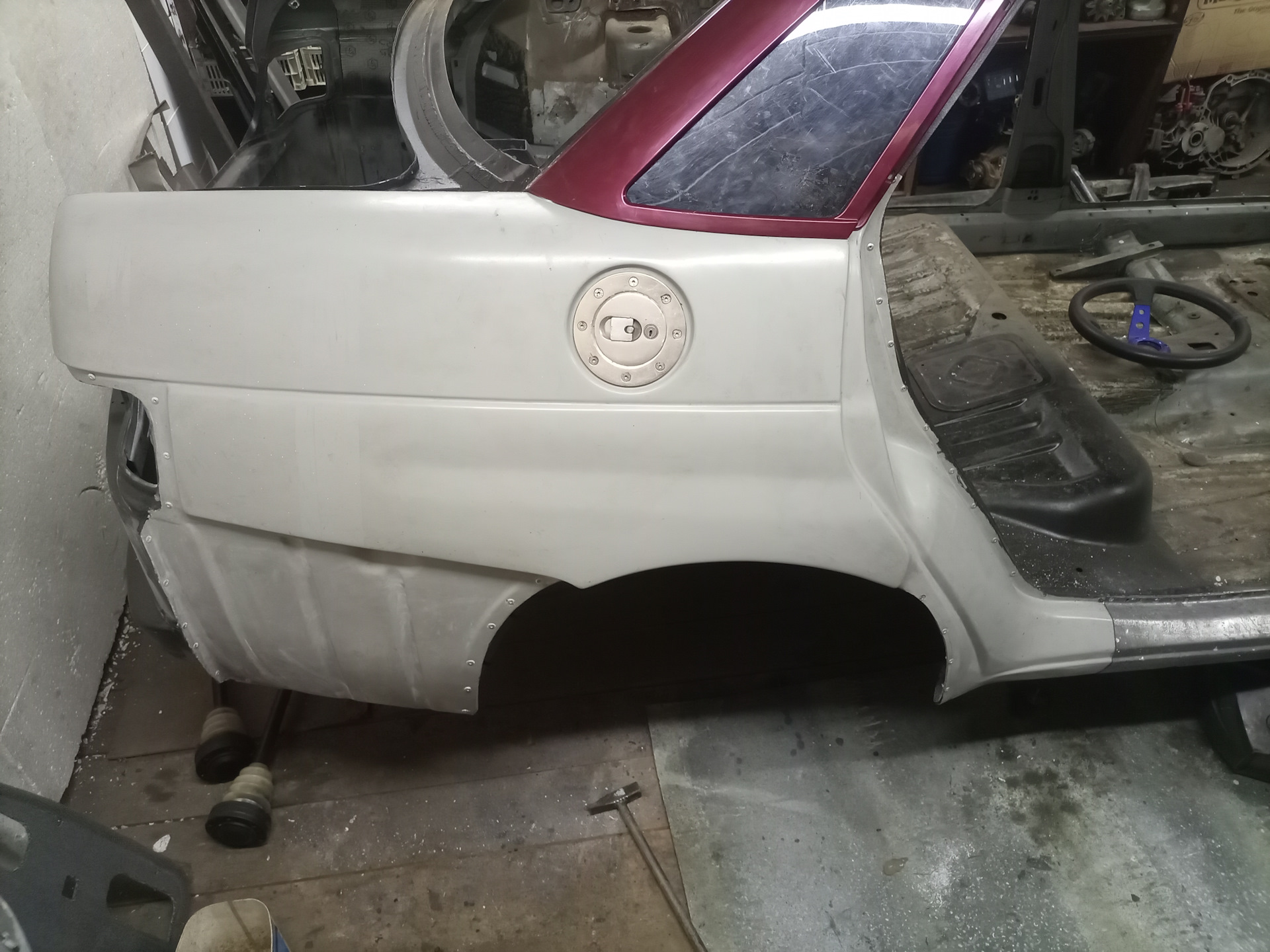 Задние пластиковые крылья — Lada 21106, 2 л, 2002 года | тюнинг | DRIVE2