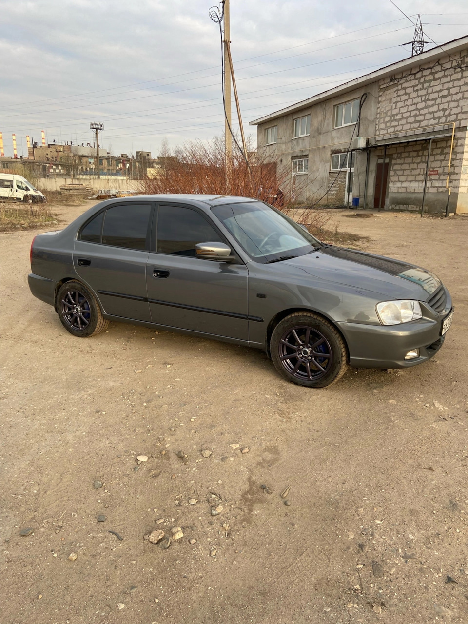 HYUNDAI ACCENT 2008год мокрый асфальт 🏎️ — Hyundai Accent (2G), 1,5 л,  2008 года | тюнинг | DRIVE2