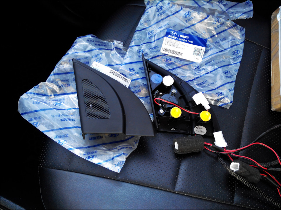 Пост №11. Установка штатных высокочастотных динамиков — Hyundai Solaris ...