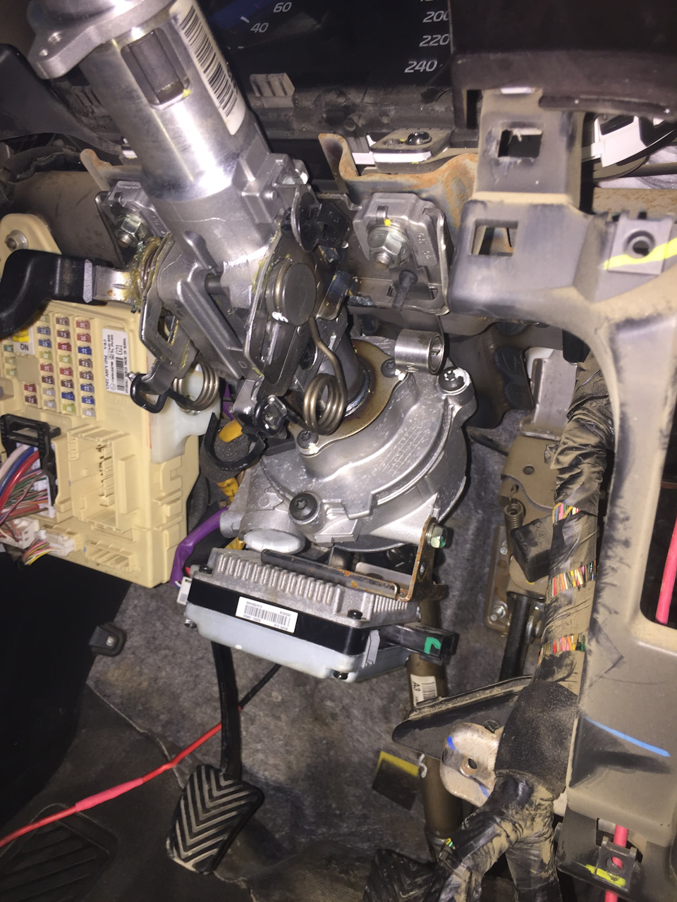 11# Замена ГУР на ЭУР, часть-2 (установка). — KIA Sorento (2G), 2,4 л ...