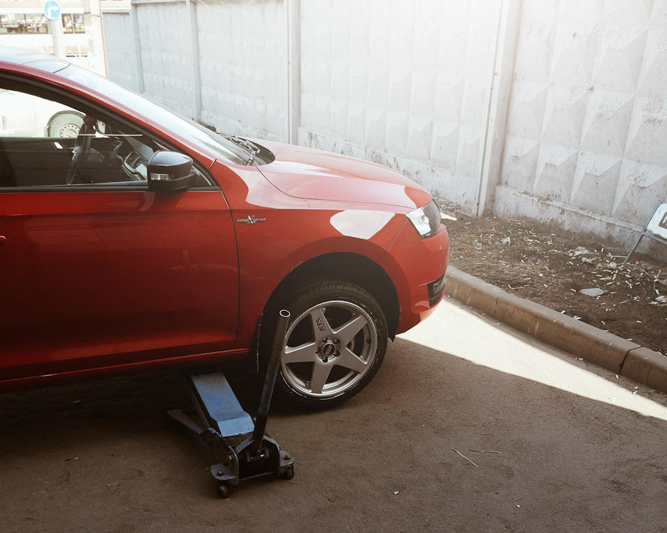KTS Wheels ⭐ летние диски/шины. — Skoda Rapid (1G), 1,6 л, 2019 года ...