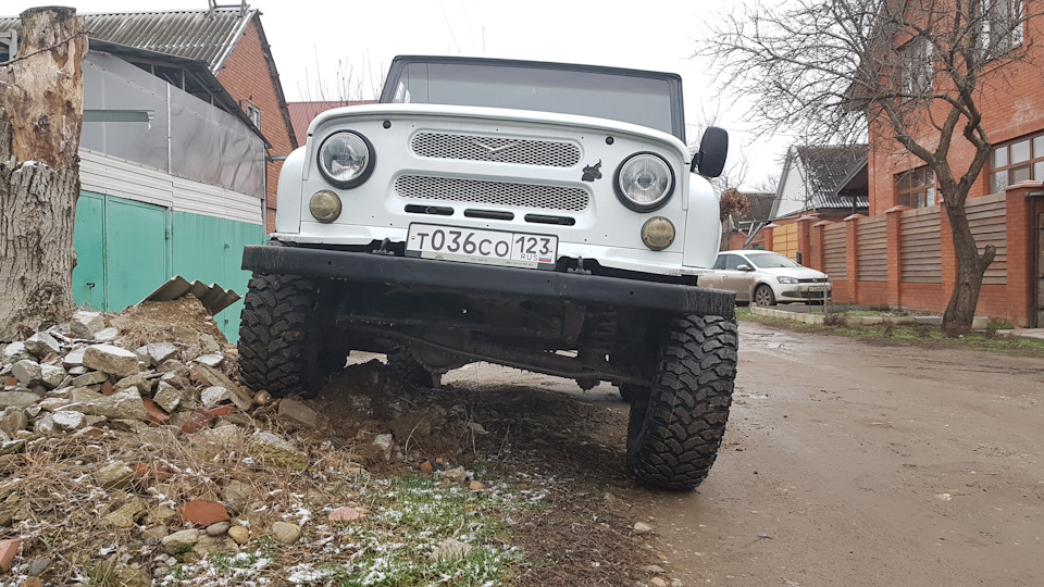 Лифт задней подвески дополнительными пружинами — УАЗ 315195 Hunter, 2,7 ...