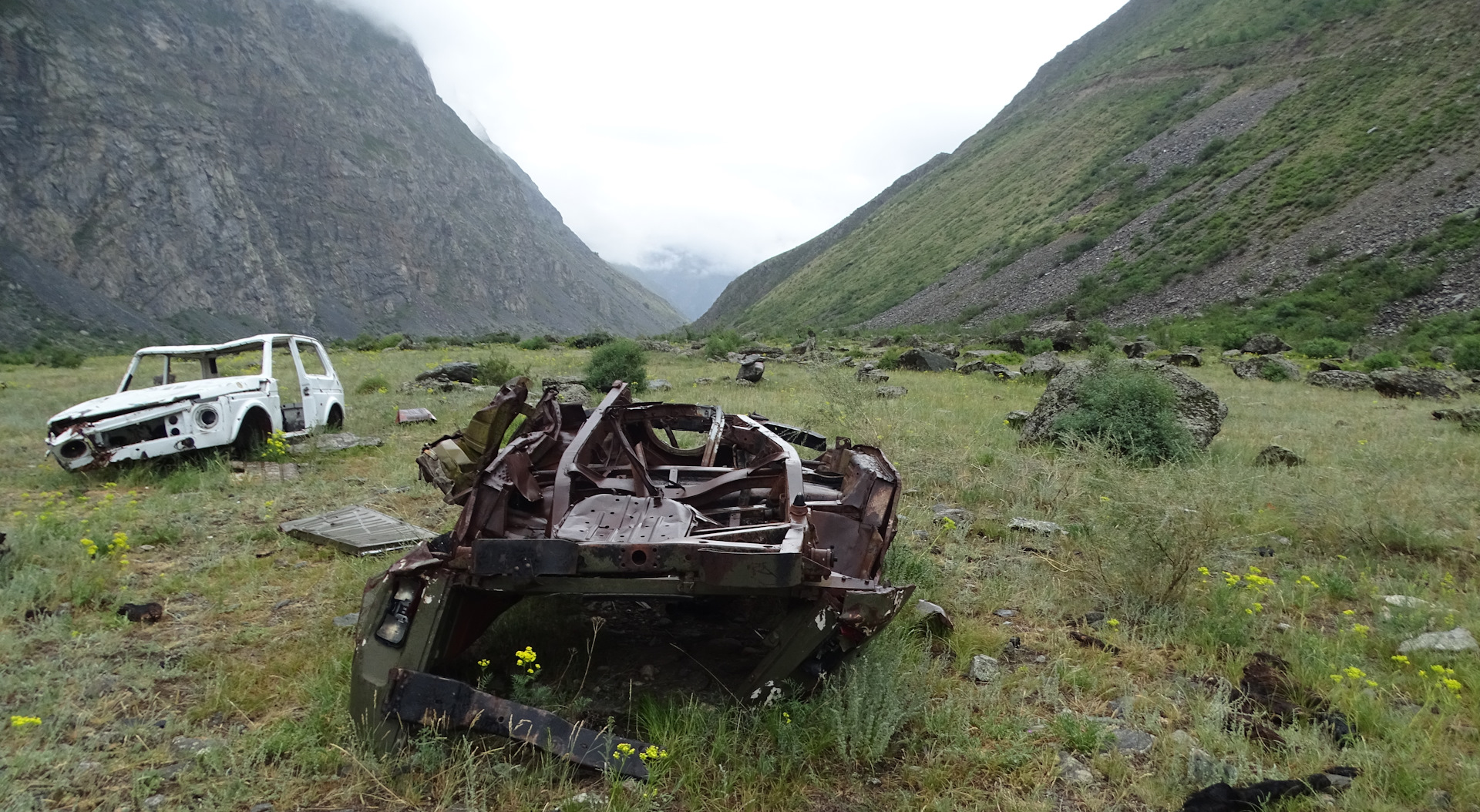 Аварии на перевале Кату-Ярык горный Алтай