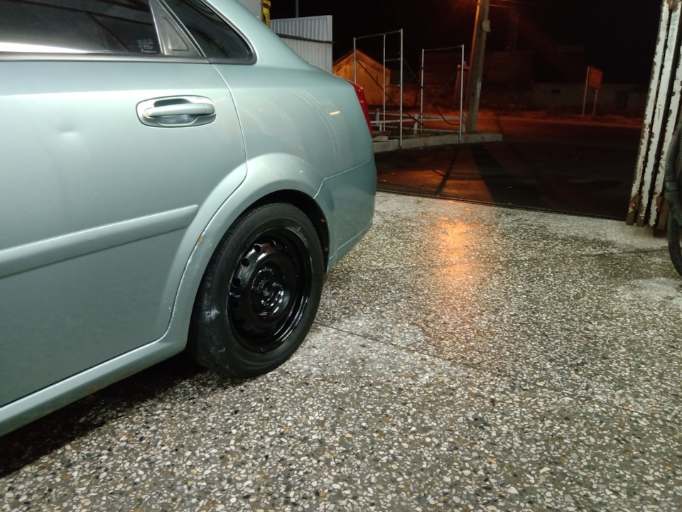 Покраска штампов не снимая с машины) — Chevrolet Lacetti Sedan, 1,6 л ...