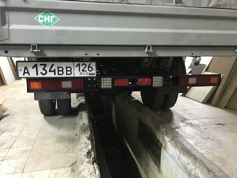 Светодиодные задние фонари — ГАЗ Газель, 2,7 л, 2009 года | аксессуары ...