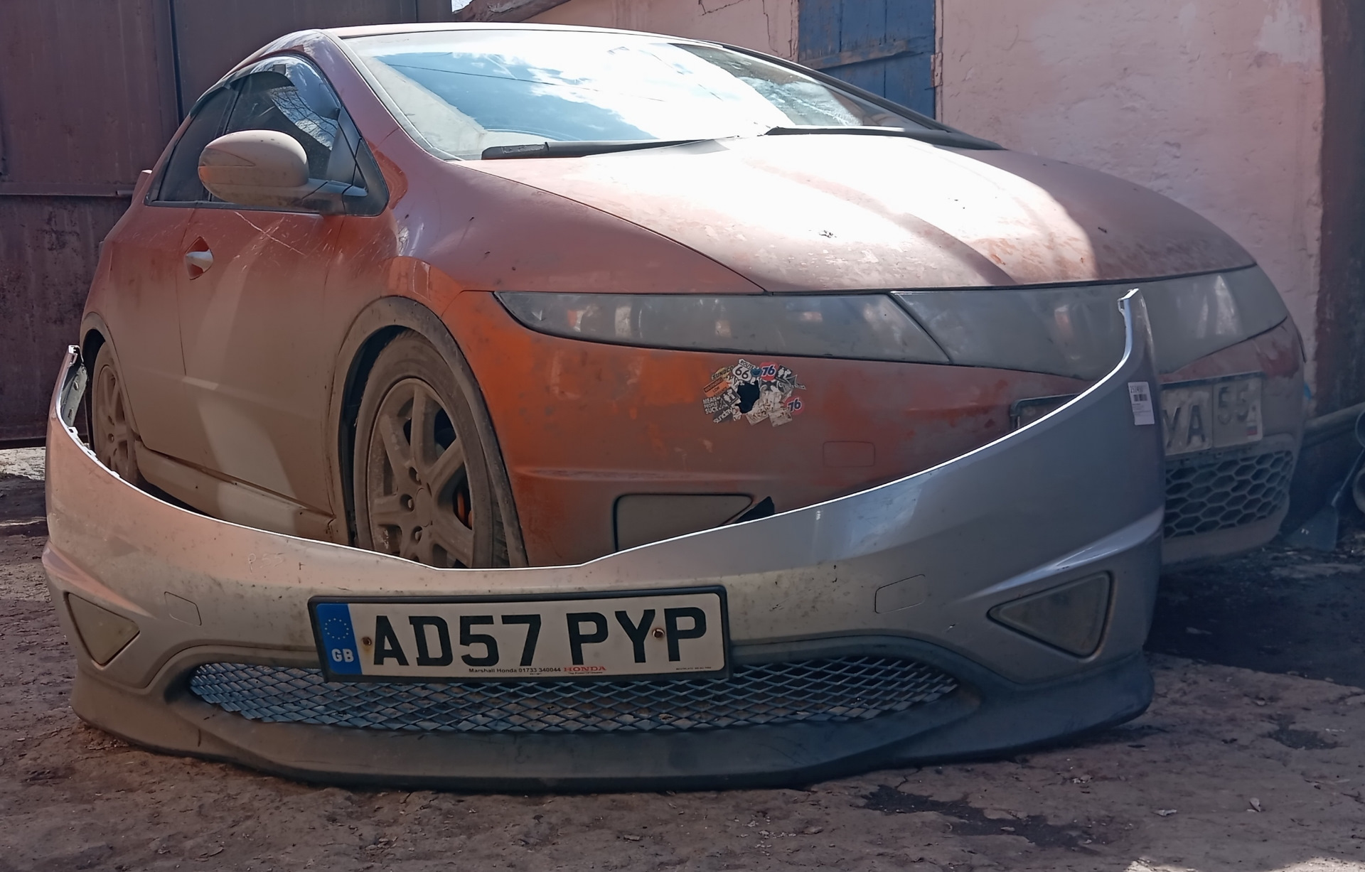 Бампер Type R! — Honda Civic 5D (8G), 1,8 л, 2008 года | тюнинг | DRIVE2