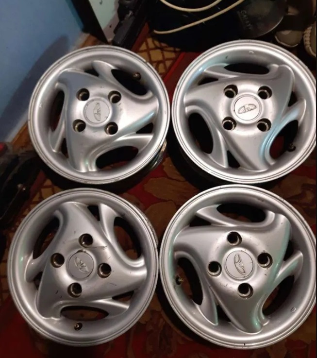 4. Литые диски R13 на daewoo matiz — Daewoo Matiz (M100, M150), 0,8 л ...