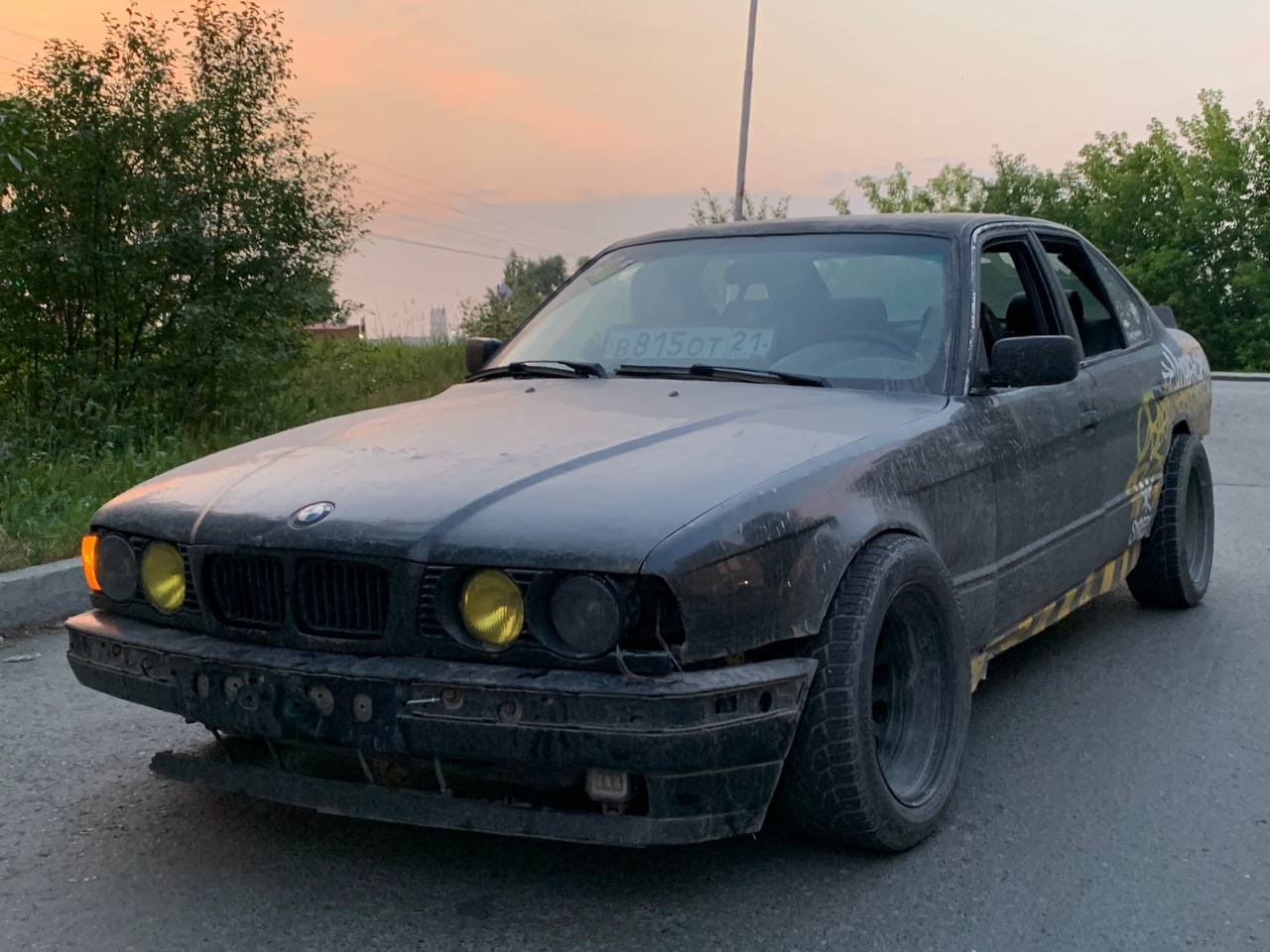 Бампер от ВАЗ 2115. — BMW 5 series (E34), 2 л, 1990 года | наблюдение ...