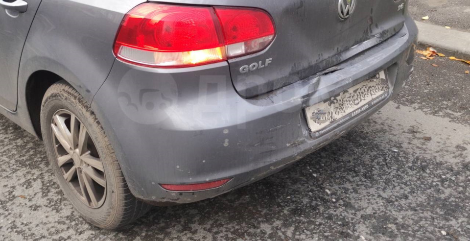 Бампер задний Volkswagen golf 6 на Volkswagen Golf Mk6. Б/у | 1 000 ₽ в ...
