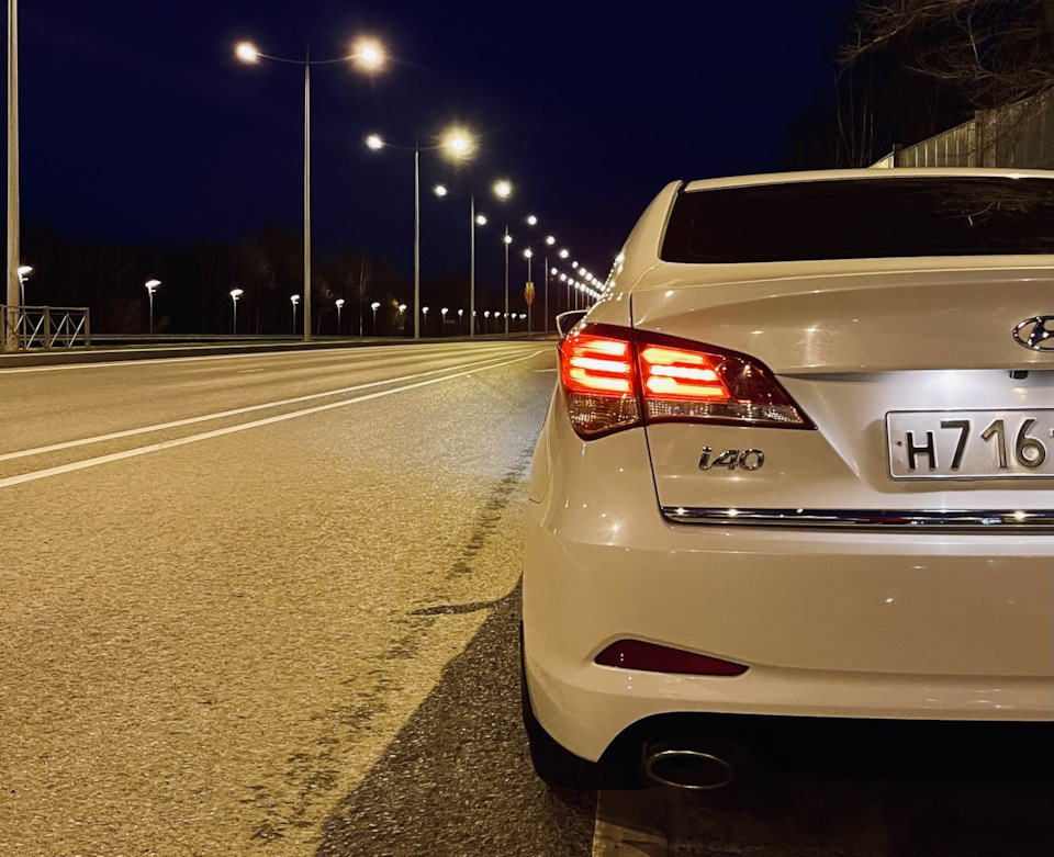 18 ™ Крепление гос. номера «Plexiclik» — Hyundai i40, 2 л, 2015 года ...