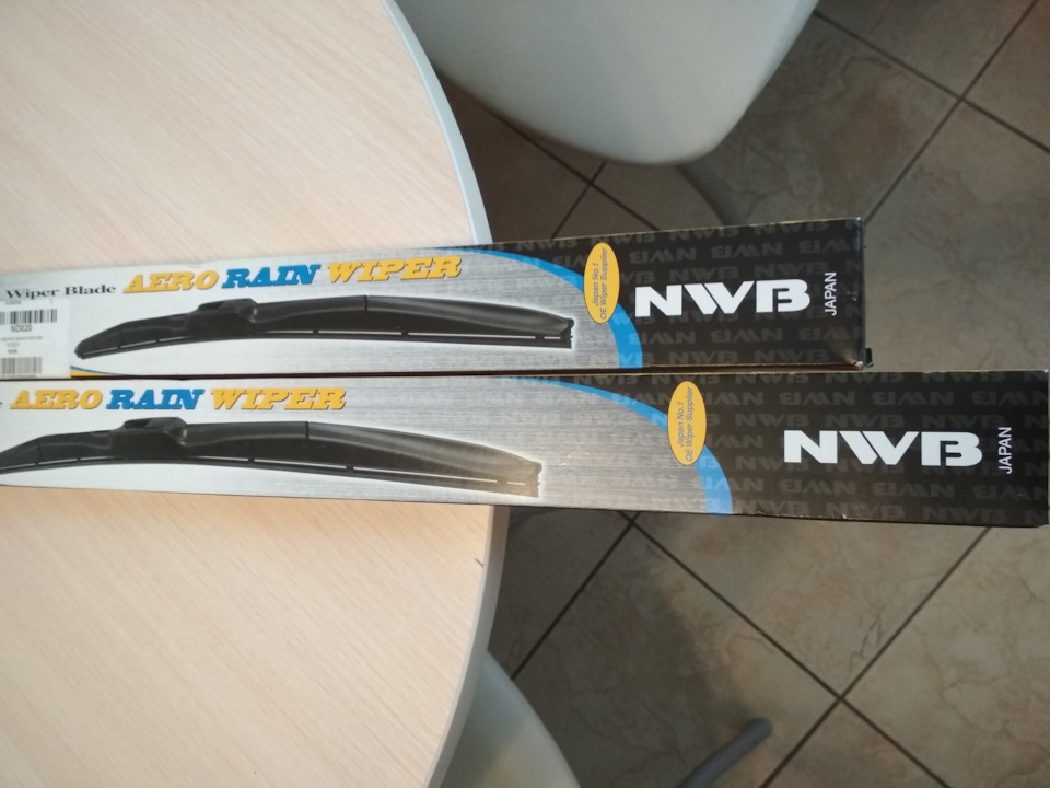 Новые щетки NWB Aero rain wiper — Hyundai Sonata V (NF), 2 л, 2008 года ...