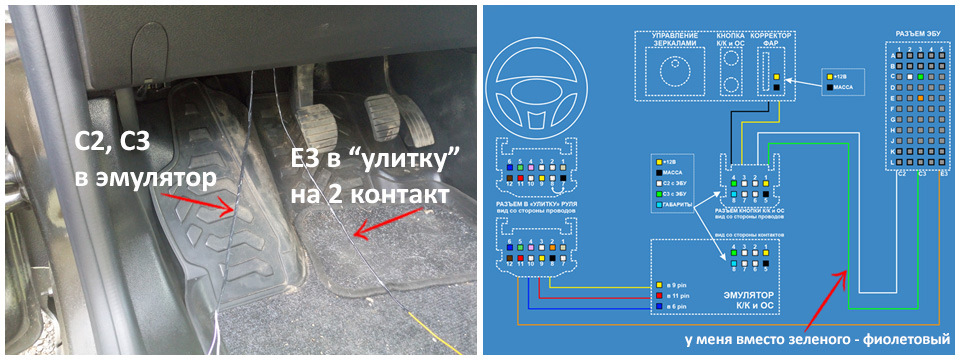 Схема круиз контроля веста