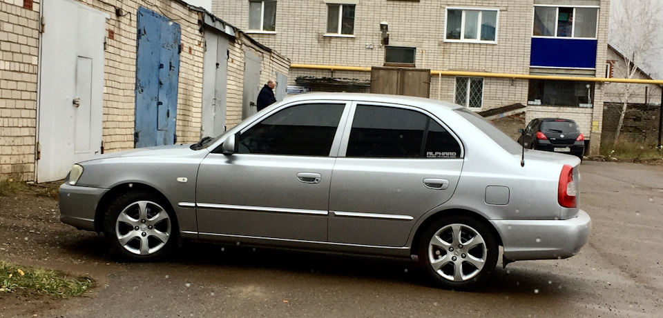 Зима (солярис штампы) — Hyundai Accent (2G), 1,5 л, 2007 года | другое ...