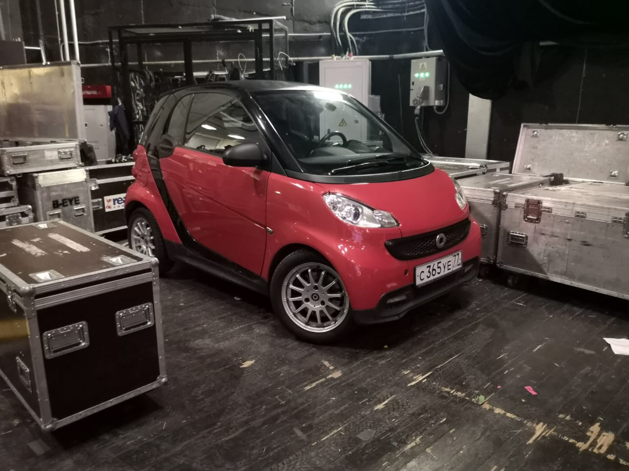 smart fortwo красный