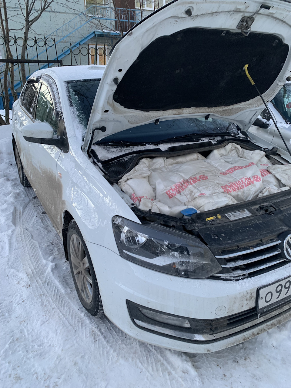 11 — Подготовка к холодам — Volkswagen Polo Sedan, 1,6 л, 2017 года |  другое | DRIVE2