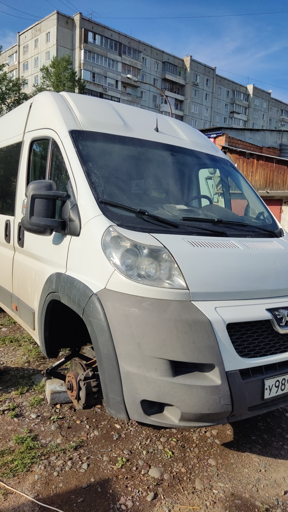 Малярные работы, установка подкрылков, замена ламп ближнего света — Peugeot  Boxer (2G), 2,2 л, 2012 года | кузовной ремонт | DRIVE2