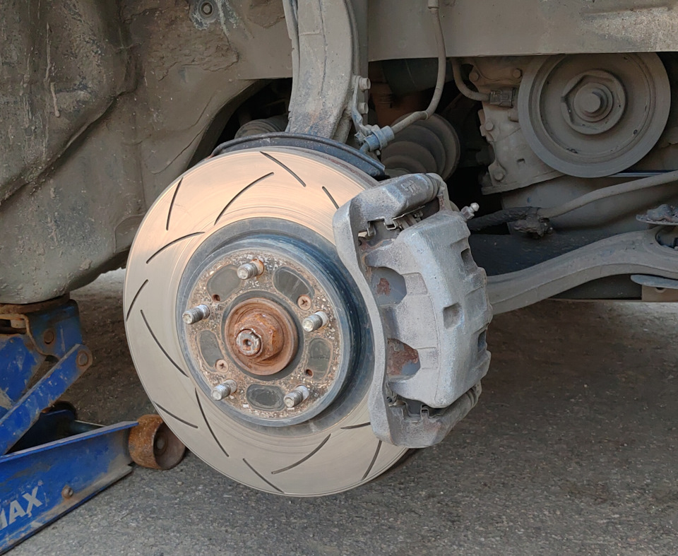 Японские колодки Advics по кругу и их ресурс — Honda Accord (7G), 2,4 л ...