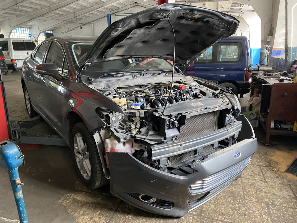 Замена лампочки и антифриза — Ford Fusion (2G), 2,5 л, 2013 года ...