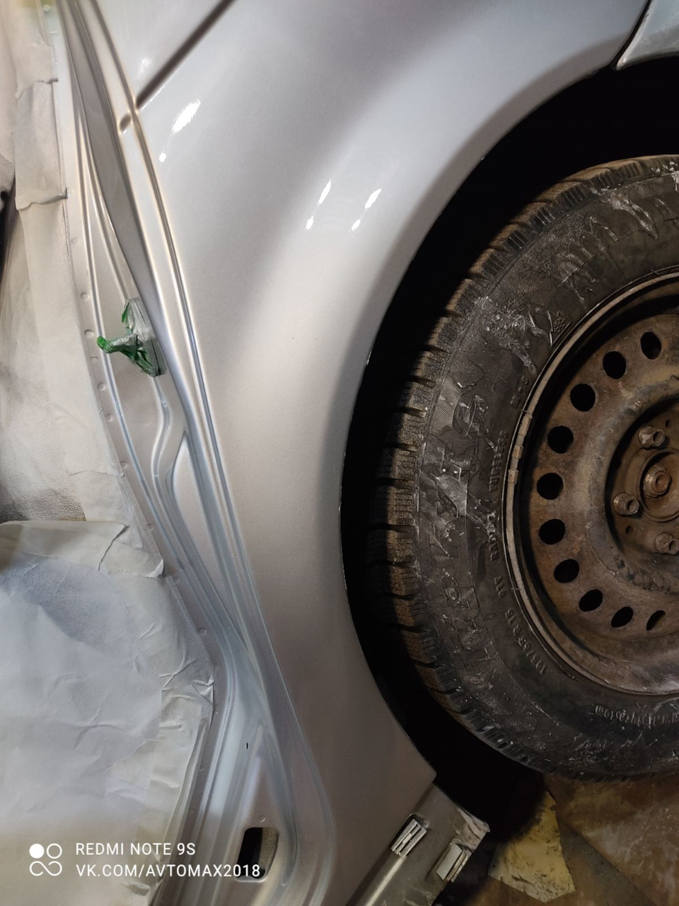 Устранение рыжиков на арках. — BMW 3 series (E46), 1,9 л, 2001 года ...