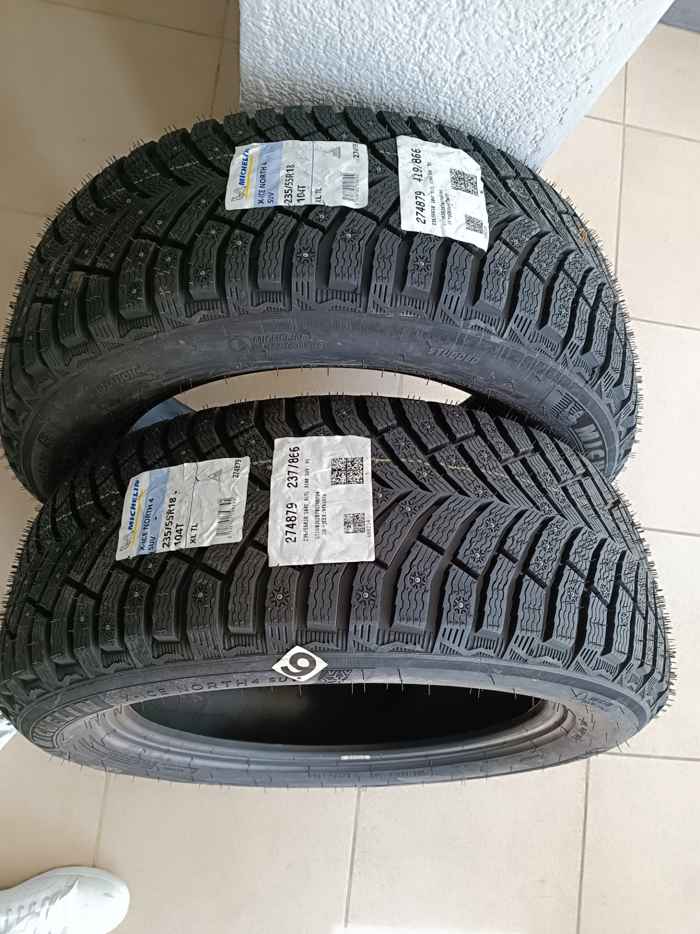 Зимняя резина michelin x-ice north 4 /235/55/18 — Chery Tiggo 8 Pro, 1 ...