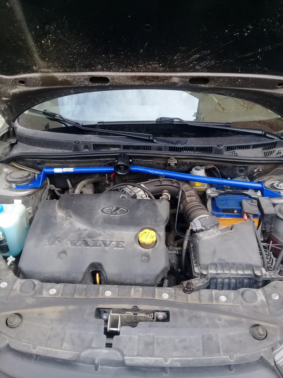 #31: Дребезг стекол& Верхняя растяжка передних. стоек — Lada Гранта ...