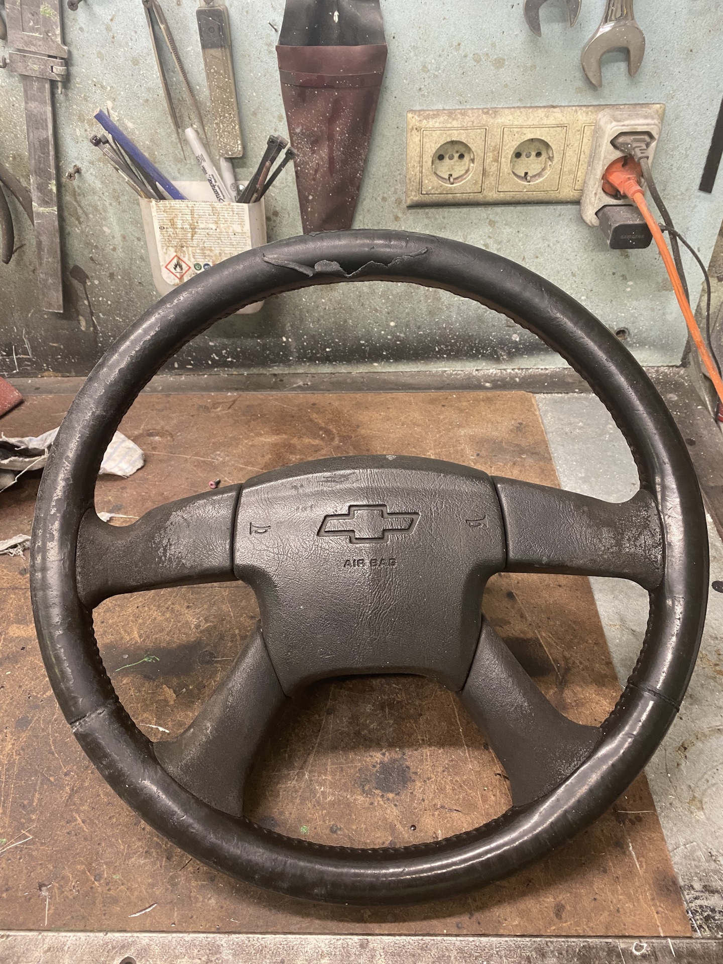 Переделка руля — Chevrolet Tahoe (GMT800), 5,3 л, 2001 года | своими ...