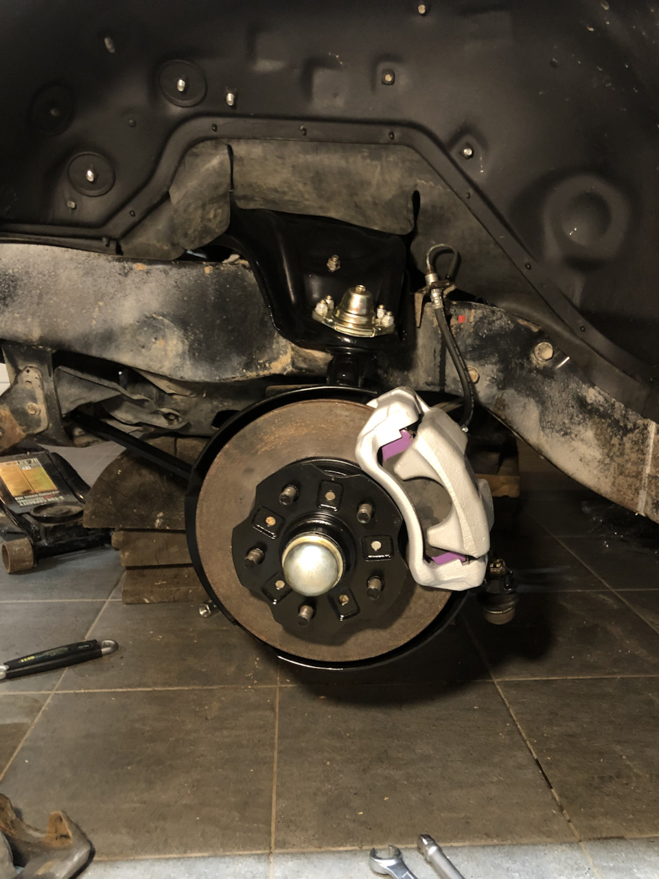 колодки оставил нибк, покупал их при предыдущем ТО — Toyota Crown (S120)