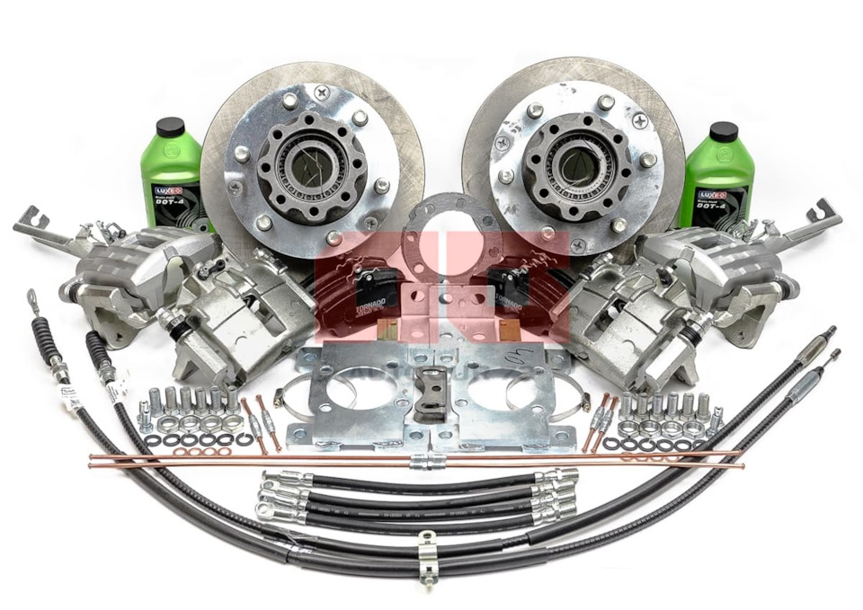 Дисковые тормоза УАЗ ПРОФИ (ЗАДНИЙ мост), с суппортом ГАЗ