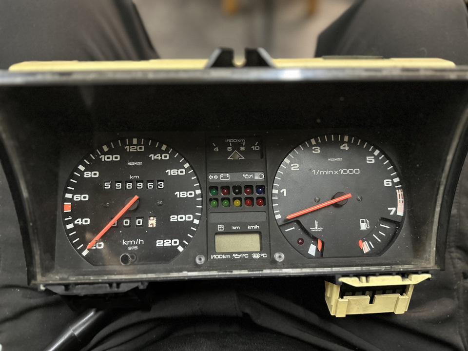 Щиток MFA с шифт лампами готов ! — Volkswagen Golf GTI Mk2, 1,8 л, 1985 ...