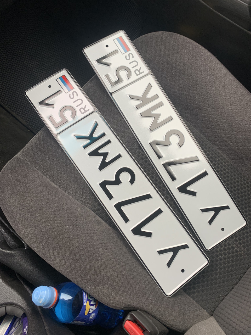 Замена номеров — Chevrolet TrailBlazer (1G), 4,2 л, 2007 года | просто ...